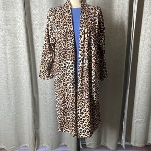 Women’s 1X Urban Rebel Leopard PrintDuster Top